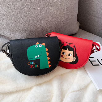 New Cute Cartoon Messenger Bag for Children PU leather Coin Purses Women Mini Clutch Bags Girl Shoulder Bag Children's Gifts