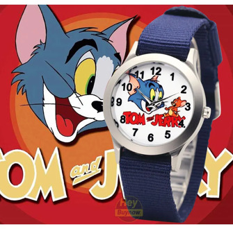 new Cute kitten pattern girl boy baby Children's Watches Quartz Analog kid watch student sports clock Relogio Feminino