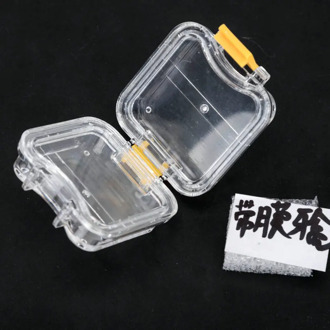 New dental lab supply 50pcs Plastic denture Tooth Box with Film High Quality Denture Storage Box Membrane Tooth Box
