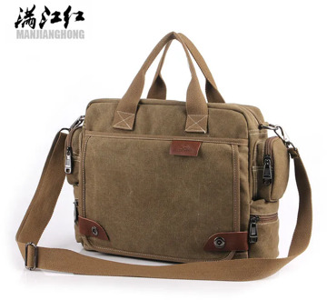 New Design! Bavi fashion canvas bag, male casual shoulder bags, men messenger bag, high quality canvas laptop briefcase