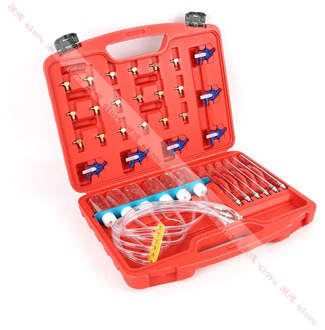 New Diesel Injector Flow Meter Test Kit Common Rail Adaptor Fuel Tester Set
