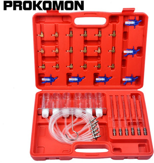 New Diesel Injector Flow Meter Test Kit Common Rail Adaptor Fuel Tester Set