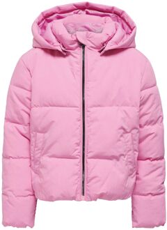 New Dolly Short Puffer Winterjas Meisjes roze - 158