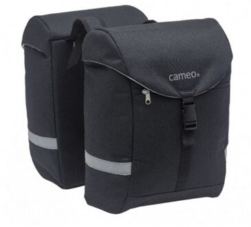 New dubbele fietstas Cameo Sports 28 liter zwart