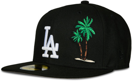 New Era 59fifty Mlb La Dodgers Snapback Unisex - Zwart - Maat 7 - Katoen Black