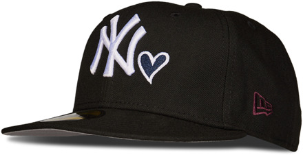 New Era 59fifty Mlb New York Yankees Petten Unisex - Zwart - Maat 7 1/2 - Katoen Black