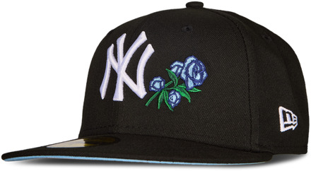 New Era 59fifty Mlb New York Yankees Snapback Unisex - Zwart - Maat 7 3/8 - Katoen Black