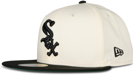 New Era 59fifty Petten Unisex - Beige - Maat 7 - Katoen