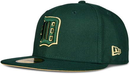 New Era 59fifty Petten Unisex - Groen - Maat 7 1/4 - Katoen Green