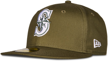 New Era 59fifty Petten Unisex - Groen - Maat 7 1/4 - Katoen Green