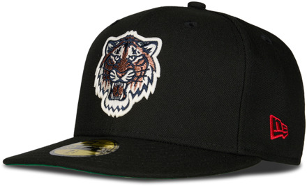 New Era 59fifty Petten Unisex - Zwart - Maat 7 5/8 - Katoen Black