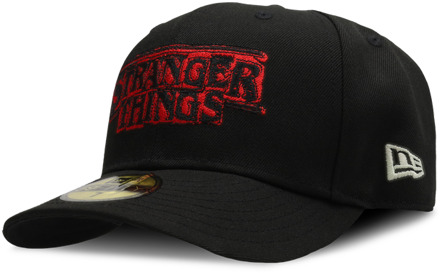 New Era 59fifty Petten Unisex - Zwart - Maat 7 5/8 - Katoen Black