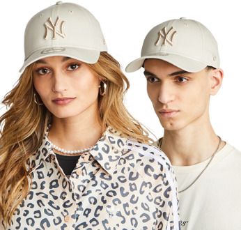 New Era 9forty Mlb New York Yankees Petten Unisex - Grijs - One Size Grey