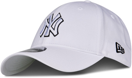 New Era 9forty Mlb New York Yankees Petten Unisex - Wit - One Size White