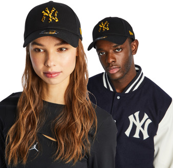 New Era 9forty Mlb New York Yankees Petten Unisex - Zwart - One Size Black