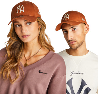 New Era 9forty Mlb New York Yankees - Unisex Petten Brown - One Size