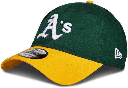 New Era 9twenty Mlb Oakland Athletics Petten Unisex - Groen - One Size - Katoen Green
