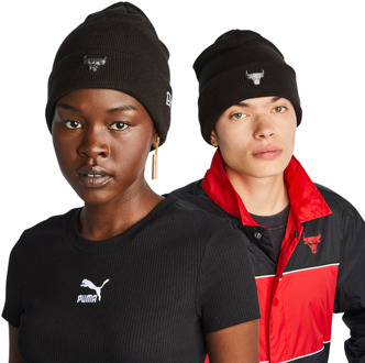 New Era Badge Winter mutzen Unisex - Zwart - One Size - Katoen Black