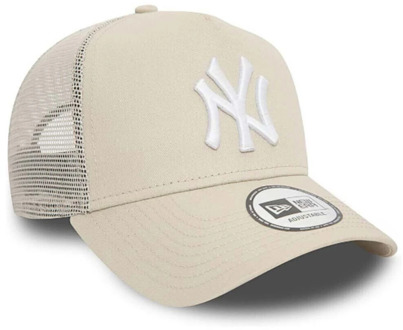 New Era Beige New York Yankees Trucker Cap New Era , Beige , Unisex - ONE Size