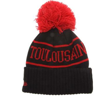 New Era Bobble muts voor kinderen/Kinderen Team Stade Toulousain (Zwart/Rood)