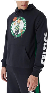 New Era Boston Celtics Hoodie NBA Collectie New Era , Black , Heren - L,M,S,Xs