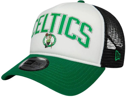New Era Boston Celtics Retro Trucker Cap New Era , Multicolor , Unisex - ONE Size