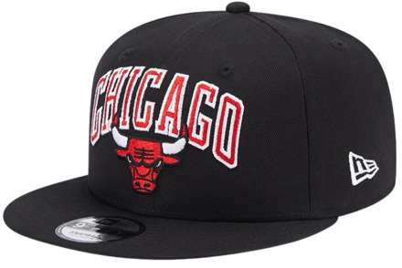 New Era Cap 9fifty Chicago Bulls NBA Patch New Era , Black , Unisex - S/M