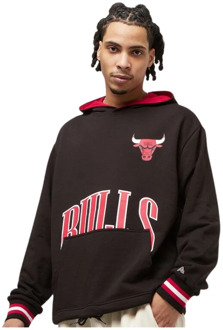 New Era Chicago Bulls Grafische Sweater New Era , Black , Heren - 2Xl,L,M,S