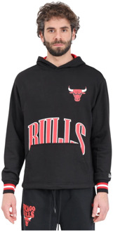 New Era Chicago Bulls NBA Arch Graphic Hoodie New Era , Black , Heren - L,M,S