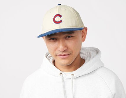 New Era Chicago Cubs Denim Retro Crown 9FIFTY Cap, White - One Size