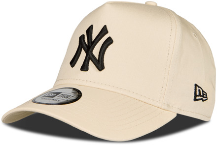New Era E-frame Closed Back Mlb New York Yankees Petten Unisex - Beige - One Size