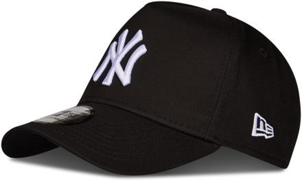 New Era E-frame Closed Back Mlb New York Yankees Petten Unisex - Zwart - One Size Black