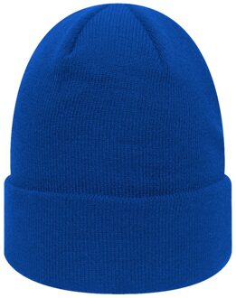 New Era Gebreide muts Unisex Volwassenen Vlag (Koningsblauw)
