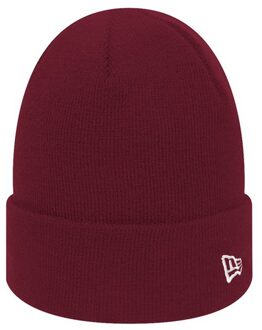 New Era Gebreide muts Unisex Volwassenen Vlag (Marron) Kastanjebruin