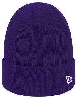 New Era Gebreide muts Unisex Volwassenen Vlag (Paars) - One Size