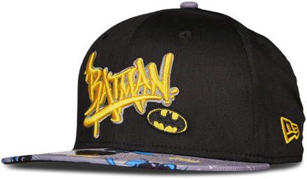 New Era Kids 9fifty Batman Flat Visor Snap Back Petten Unisex - Zwart - Maat YOUTH Black