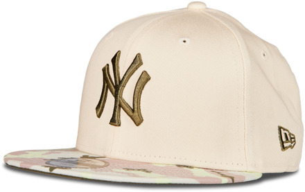 New Era Kids 9fifty Petten Unisex - Beige - Maat YOUTH - Katoen