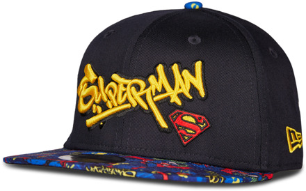 New Era Kids 9fifty Superman Petten Unisex - Zwart - Maat YOUTH Black