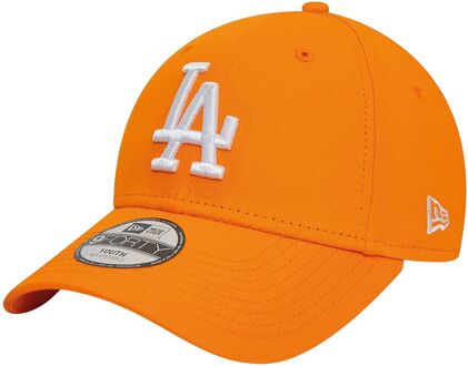 New Era LA Dodgers League Essential 9Forty Cap Junior oranje - wit - Youth