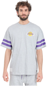 New Era LA Lakers NBA Arch Graphic T-shirt New Era , Gray , Heren - Xl,L,M,Xs