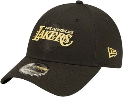 New Era Metallic 9Forty Los Angeles Lakers Cap Senior zwart - goud - 1-SIZE