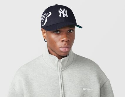 New Era MLB New York Yankees 59FIFTY Script Cap, blauw - 7 5/8