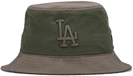 New Era Multi Texture Tapered Bucket Hat New Era , Green , Heren - L