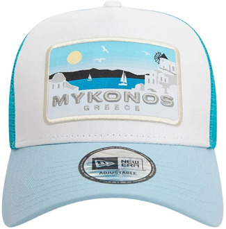 New Era Mykonos Trucker Hat New Era , Multicolor , Unisex - ONE Size