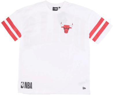 New Era NBA Arch Graphic Oversize Tee New Era , White , Heren - 2Xl,Xl,L,M,S