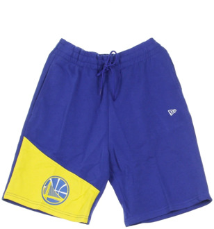 New Era NBA Colour Block Shorts New Era , Blue , Heren - M
