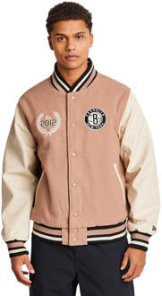 New Era NBA Jassen Heren - Beige - Maat M - Wol
