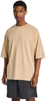 New Era NBA T-shirts Heren - Beige - Maat M - Katoen Jersey