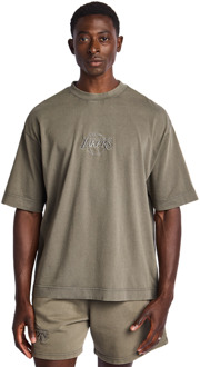 New Era NBA T-shirts Heren - Grijs - Maat S - Katoen Jersey Grey