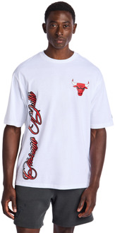 New Era NBA T-shirts Heren - Wit - Maat L White